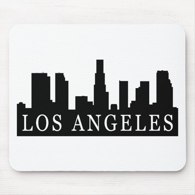 Los Angeles Skyline Mouse Pad (Front)