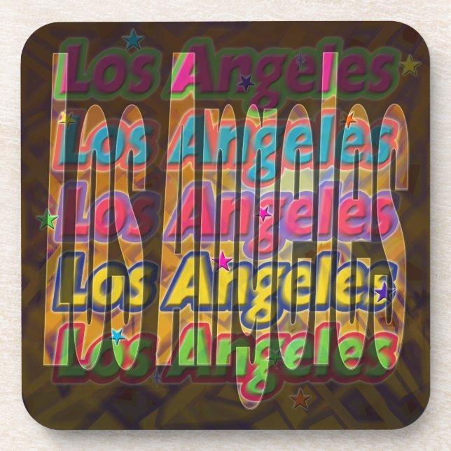 Los Angeles Sparkle Coaster (Front)