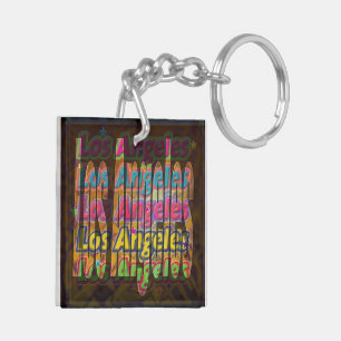 Los Angeles Sparkle Keychain