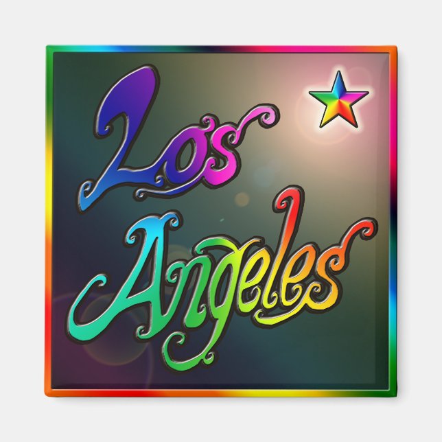 "Los Angeles Star 1" Magnet (Front)
