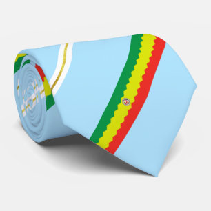 Los Angeles stripes flag Neck Tie