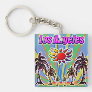 Los Angeles Summer Love Keychain