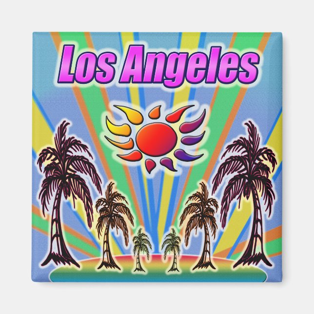 Los Angeles Summer Love Magnet (Front)