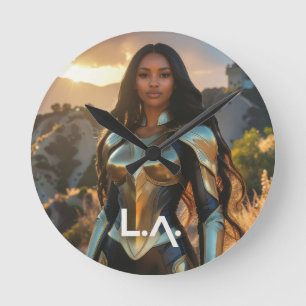 LOS ANGELES - SUPERHERO ROUND CLOCK
