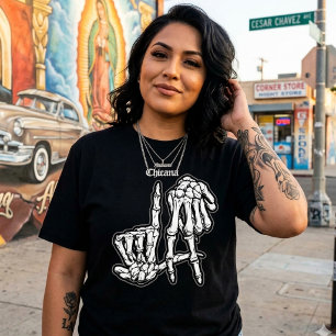 Los Angeles tee personalised with Last Name