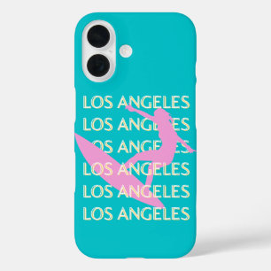 Los Angeles Travel Art, California, Surf Lovers iPhone 16 Case