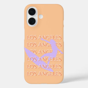 Los Angeles Travel Art, California, Travel Art iPhone 16 Case