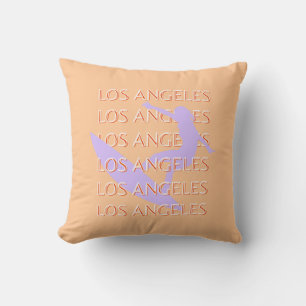 Los Angeles Travel Art, California, Travel Art Cushion