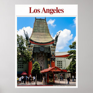 Los Angeles travel poster