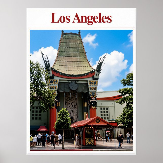 Los Angeles travel poster (Front)