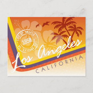 Los Angeles Tropical Postcard