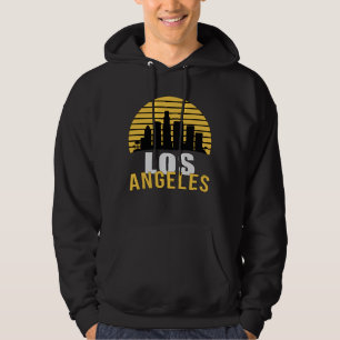 Los Angeles USA City Cityscape Skyline Funny Gift Hoodie