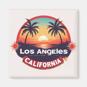 Los Angeles USA City Pride Gift For Visitors 📍 Magnet
