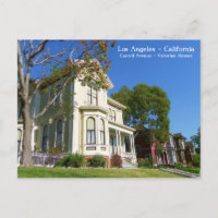 Los Angeles Victorian Houses Postcard!
