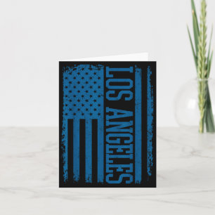 Los Angeles Vintage Design Men Women Kids Card