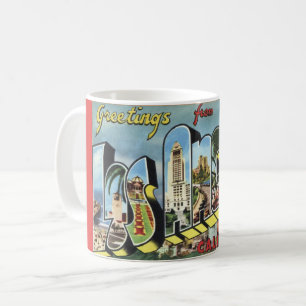 Los Angeles Vintage Postcard Mug