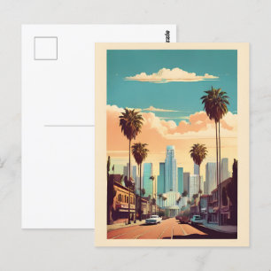 Los Angeles vintage poster Postcard