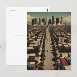 Los Angeles vintage poster Postcard
