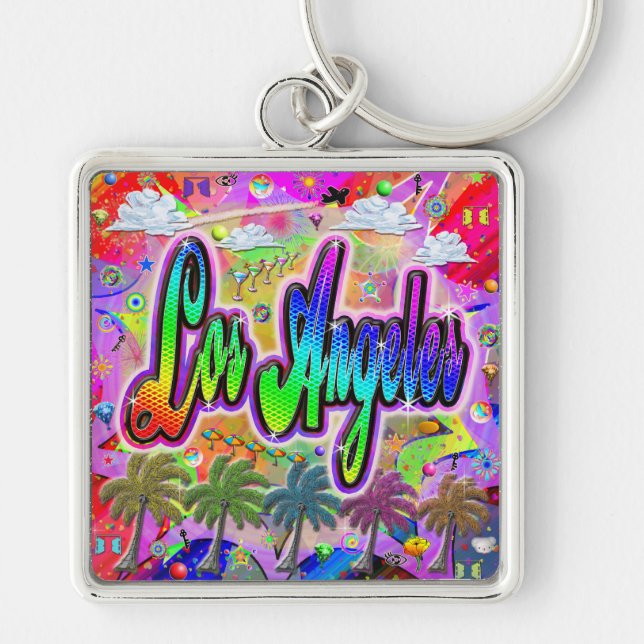 Los Angeles Vista Express Keychain (Front)