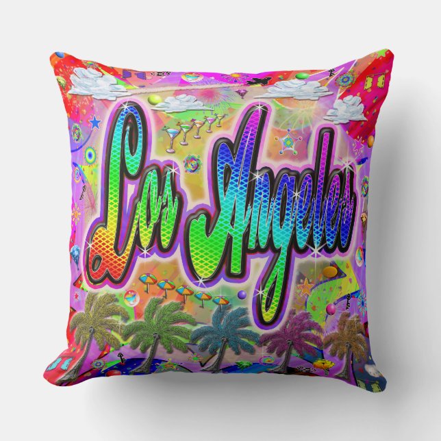 Los Angeles Vista Express Pillow (Front)