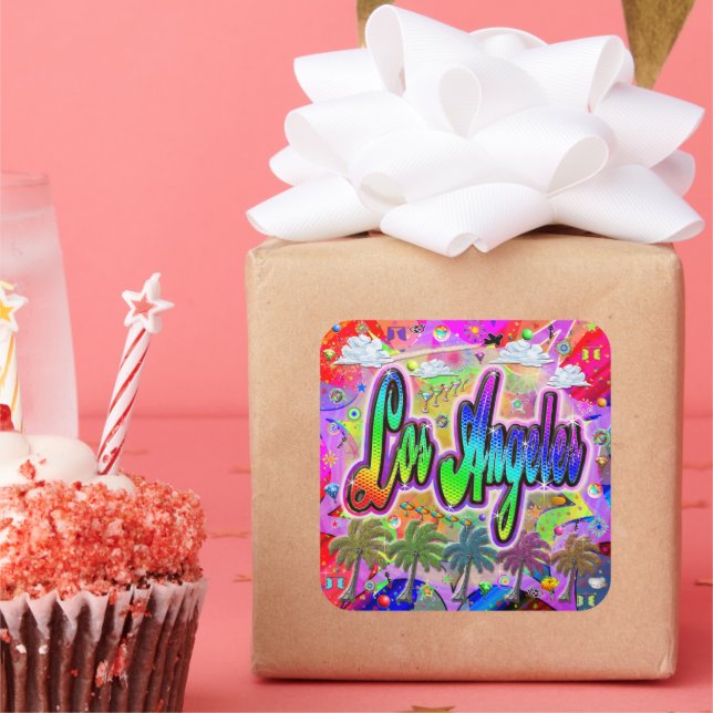 Los Angeles Vista Express Sticker (Party)