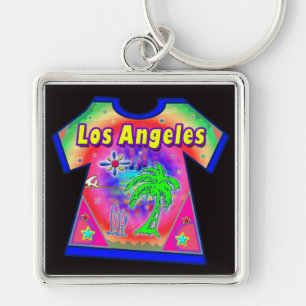 "Los Angeles Vivid 4" Keychain