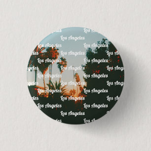 Los Angeles, West Hollywood Travel Souvenir 3 Cm Round Badge
