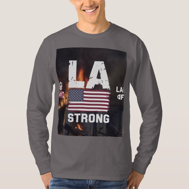 los angles fire T-Shirt (Front)
