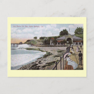Los Banos del Mar, Santa Barbara, California Vinta Postcard