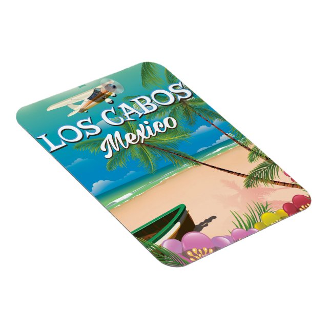 Los Cabos Mexico Beach poster Magnet (Right Side)
