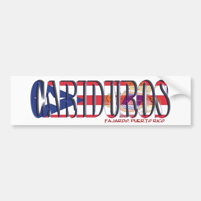 Los Cariduros de Fajardo Bumper Sticker (Front)
