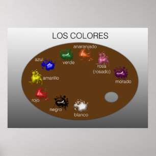 Los Colores (The Colours) Poster