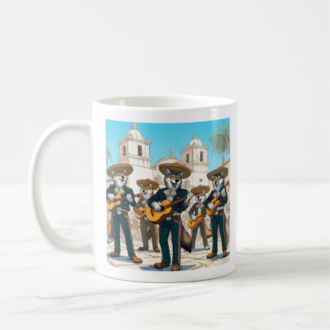 Los Coyotes Mariachi  Coffee Mug (Left)
