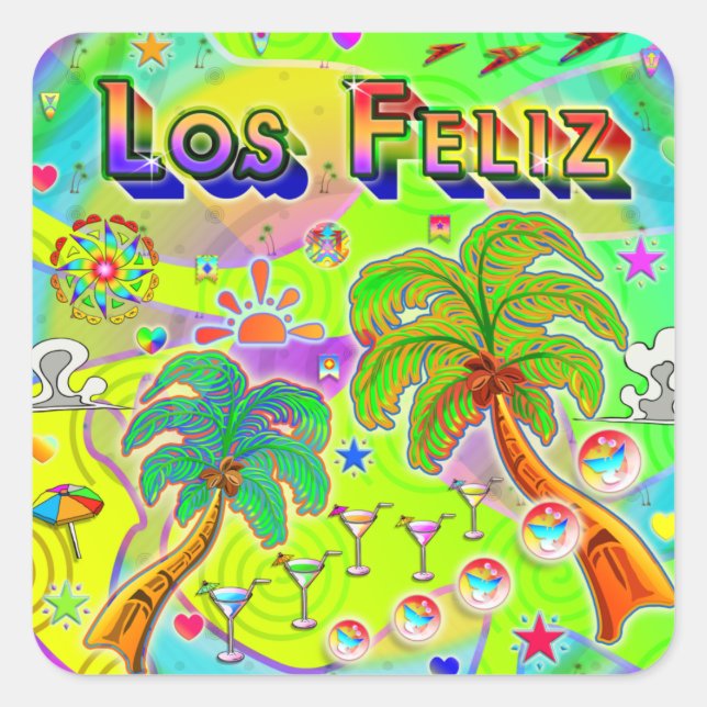 Los Feliz Mind Focus Sticker (Front)