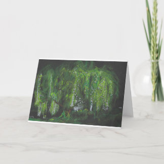 "Los Gatos Willow Tree" by Amber Larsen Card