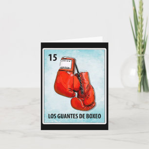 Los Guantes De Boxeo Mexican Boxing Gloves Cards 