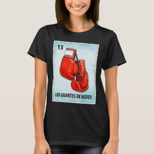 Los Guantes De Boxeo Mexican Boxing Gloves Cards T-Shirt