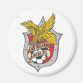Los Halcones Locos FC - Fridge Magnet Round