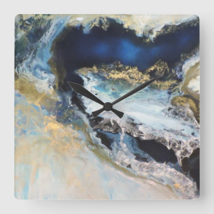 Los Mares Square Wall Clock