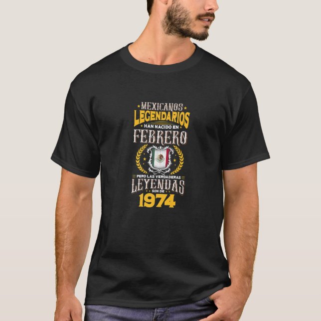 Los Mexicanos legendarios son de febrero 1974 Prem T-Shirt (Front)