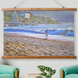 Los Muertos Beach 786 Hanging Tapestry