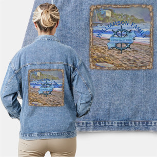 Los Muertos Beach Family 786 Denim Jacket
