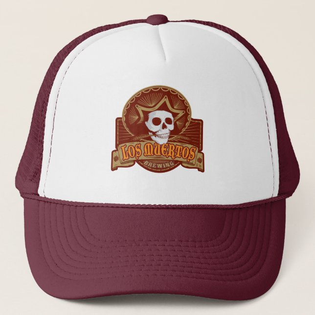 Los Muertos Calevera Trucker Hat (Front)