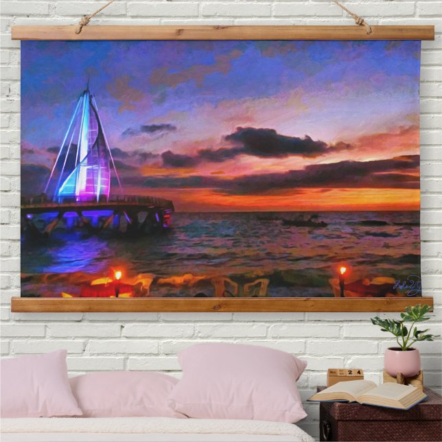 Los Muertos Pier 1182 Hanging Tapestry (Creator Uploaded)