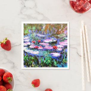 Los Nenufares by Monet Napkin