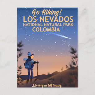 Los Nevados National Natural Park Travel poster Postcard