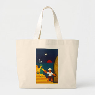 Los Papás de Olivia 2005 Large Tote Bag