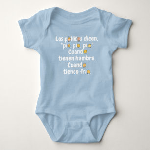 Los Pollitos Dicen Baby Bodysuit