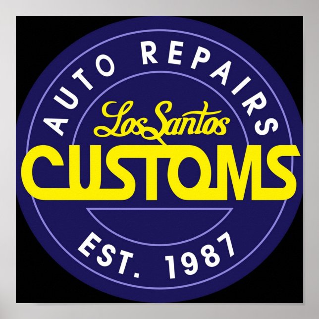 Los Santos Customs Poster (Front)