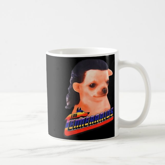 Los Temerarios Funny Dog Chihuahua  Coffee Mug (Right)
